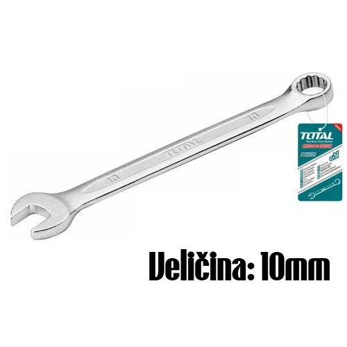 Viljuškasto okasti ključ 10mm - TOTAL TCSPA101