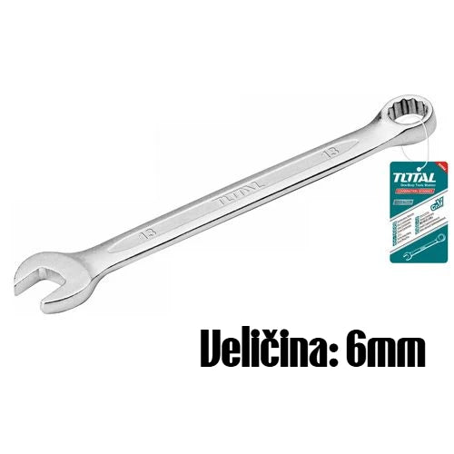 Viljuškasto okasti ključ 6mm - TOTAL TCSPA061