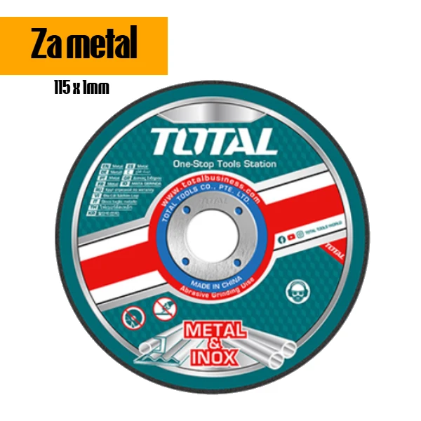 Rezna ploča za metal 115x1mm - TOTAL TAC210115100-1