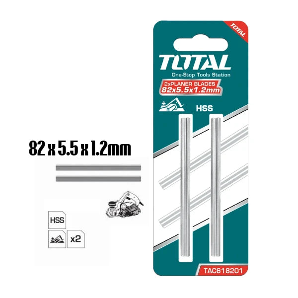Nož za rende 82x5,5x1,2mm 2 komada - TOTAL TAC618201
