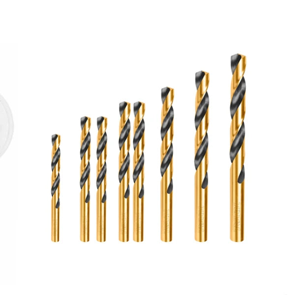 Set od 8 burgija za metal, drvo i plastiku 2-8mm - TOTAL TACSD0801