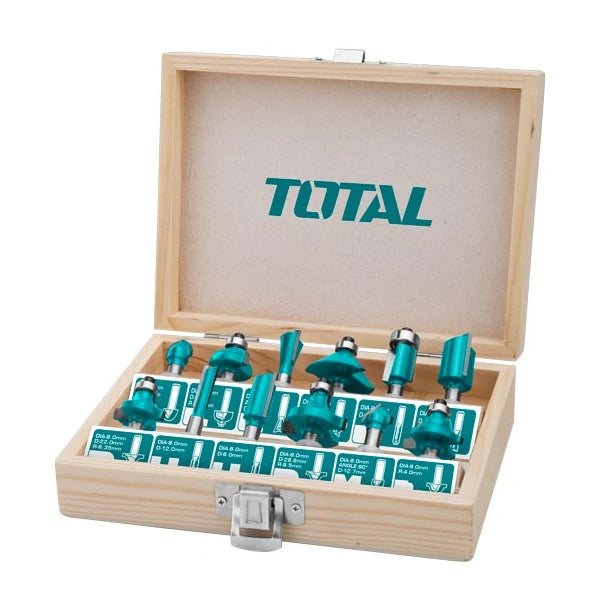 Set od 12 glodala - TOTAL TACSR0121