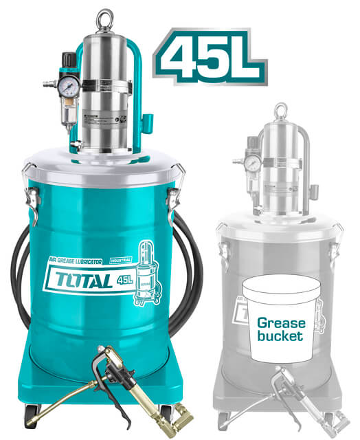 Pneumatska mazalica 45 kg TOTAL