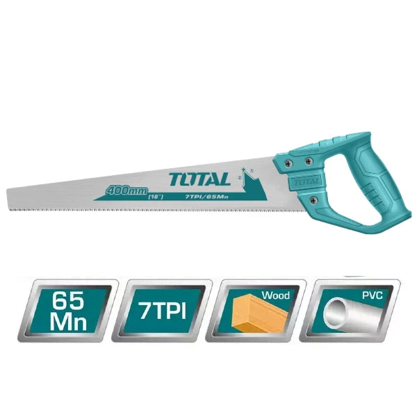 Ručna testera za drvo i PVC 400mm - TOTAL THT551663D