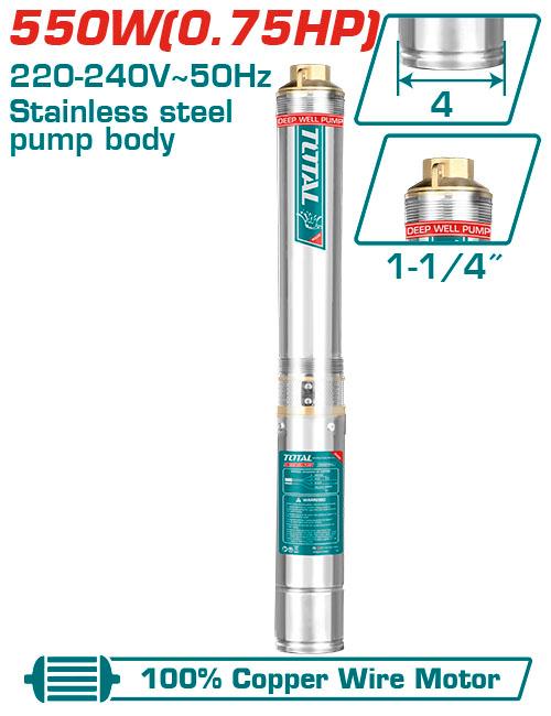 Dubinska bunarska pumpa 550W - TOTAL TWP55501