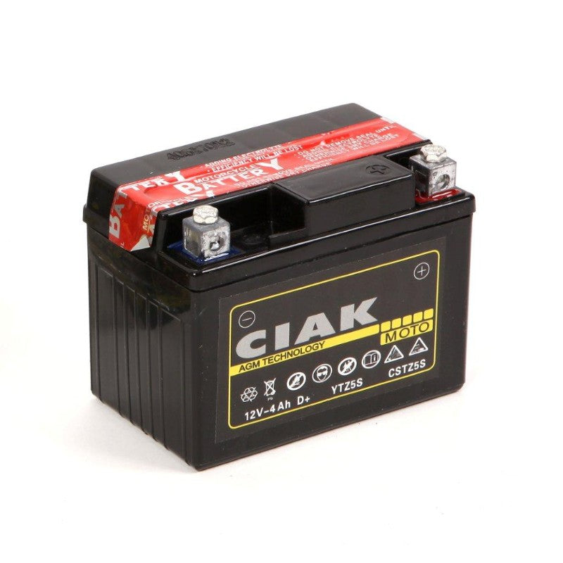 Moto akumulator 12V-5AH D+ YTZ5S CIAK STARTER MOTO