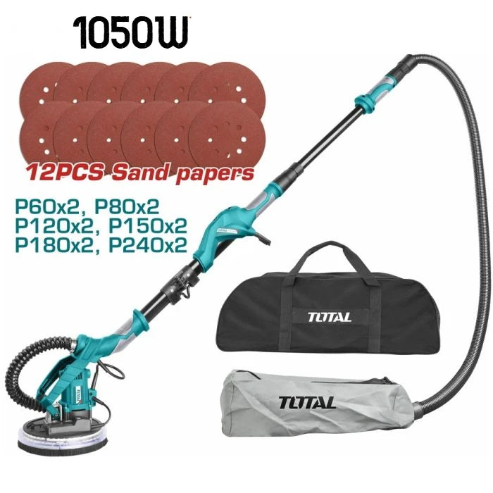 Brusilica za zid 1050W 225mm + 12kom brusnog papira - TOTAL TWS10501